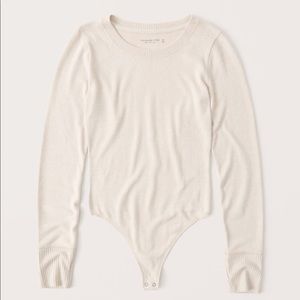 Abercrombie long sleeve cozy bodysuit